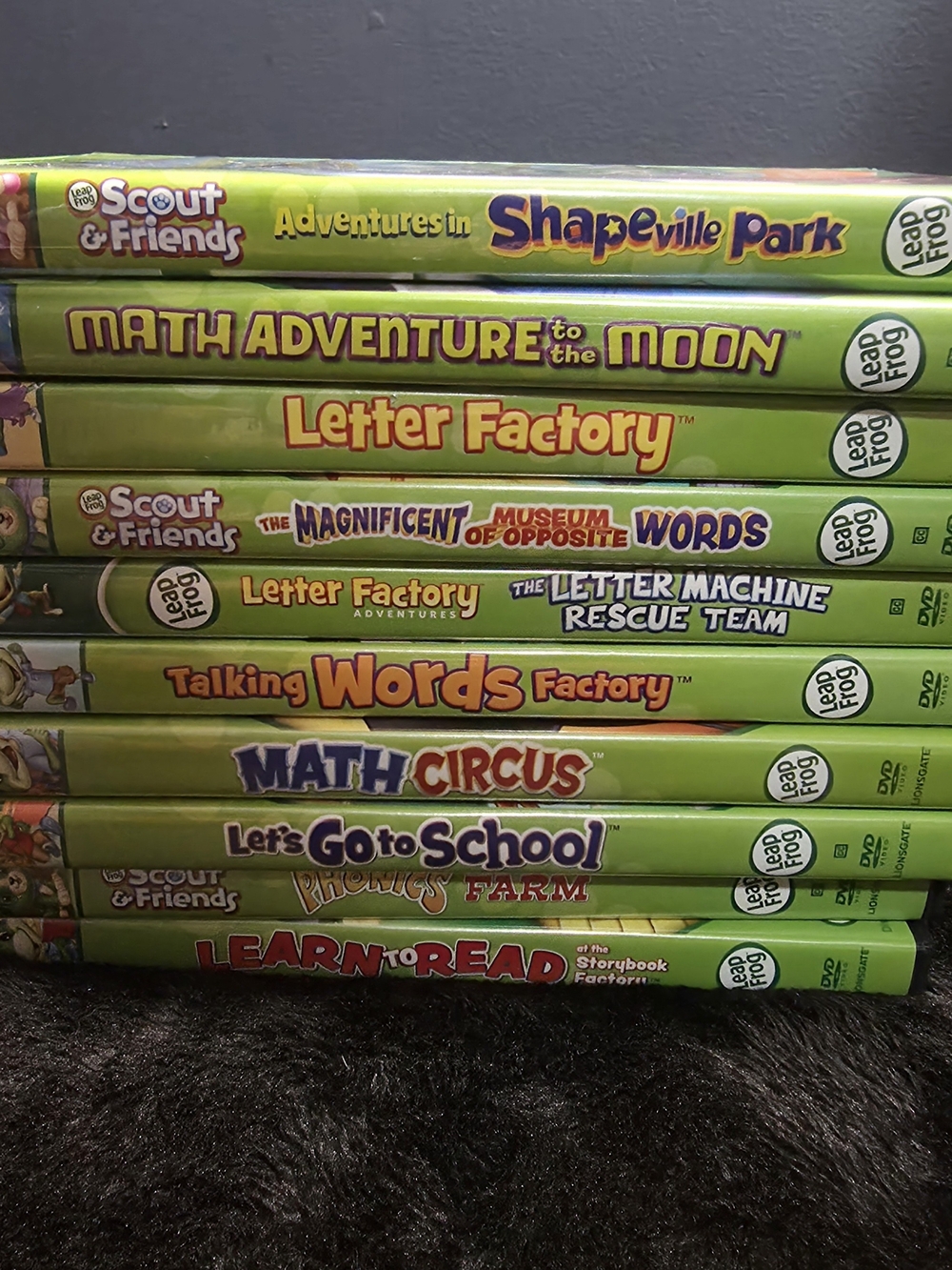 LeapFrog Lot Of 10 Educational DVDs